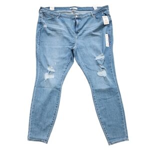 SIGNATURE GOLD LEVI MID RISE SKINNY SZ 28L NWT